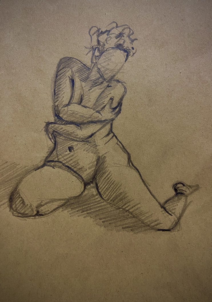 Dessin et Esquisse réalisé par l’artiste toulousaine Valérie Unterreiner.