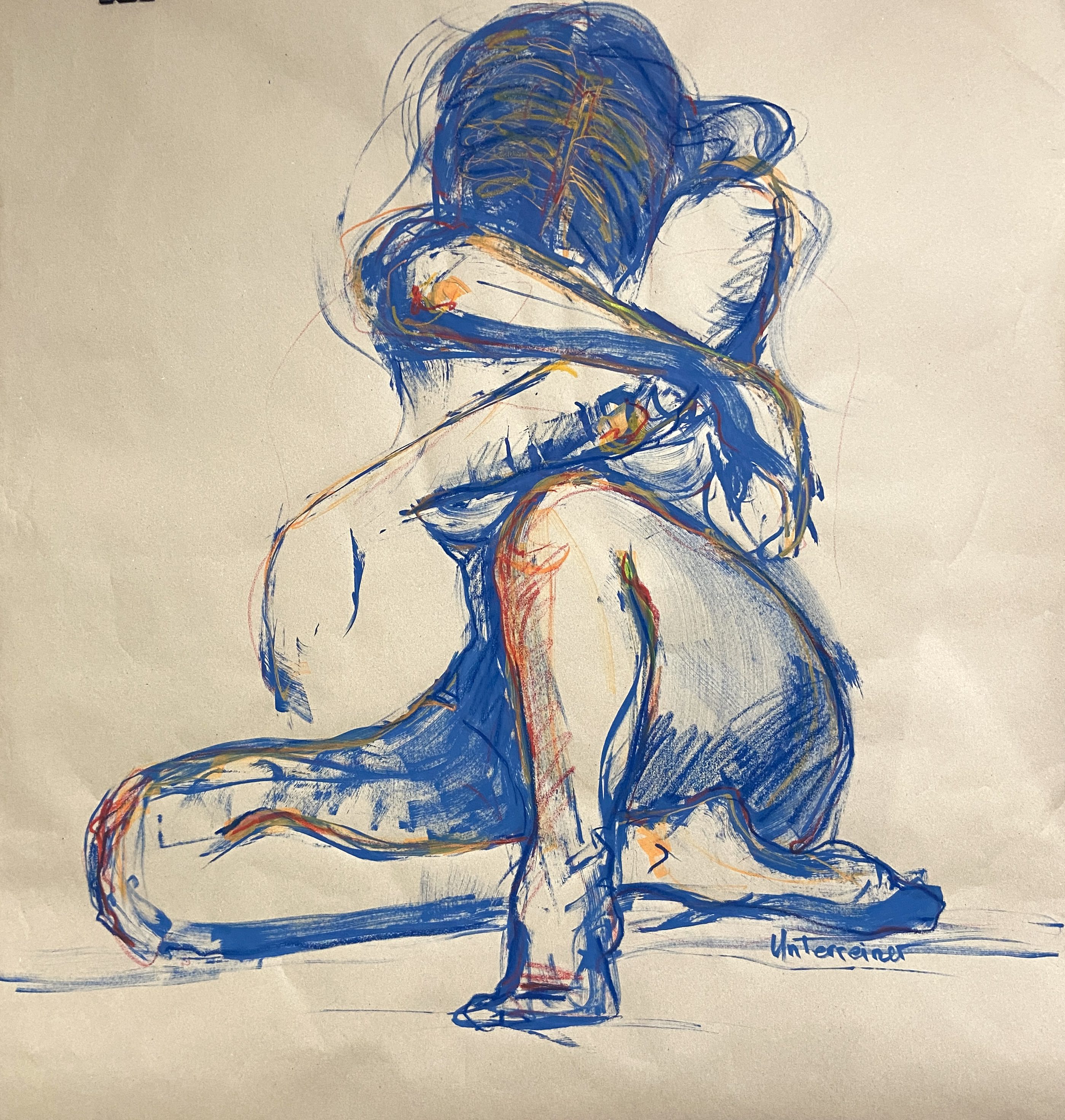 Encres feutre de graffeur réalisé par l’artiste toulousaine Valérie Unterreiner.