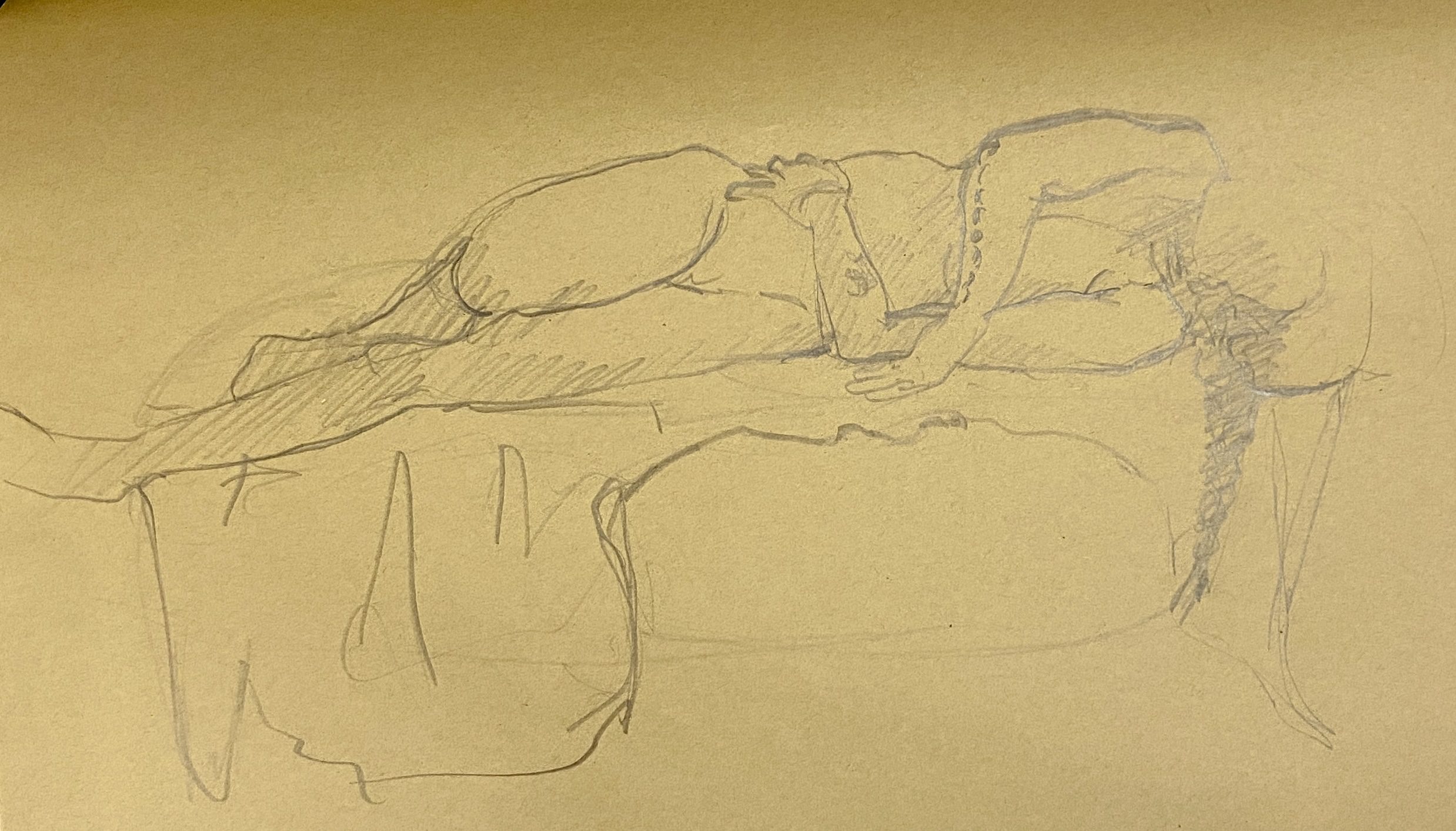 Dessin et Esquisse réalisé par l’artiste toulousaine Valérie Unterreiner.