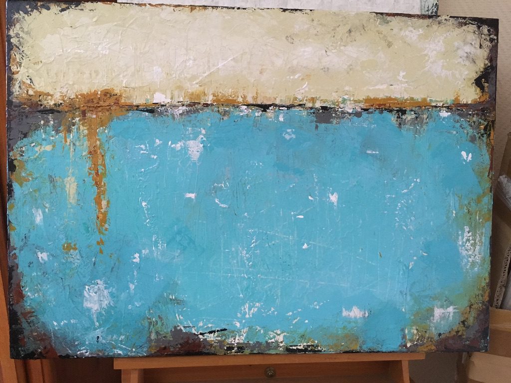 Peinture réalisé par l’artiste toulousaine Valérie Unterreiner.