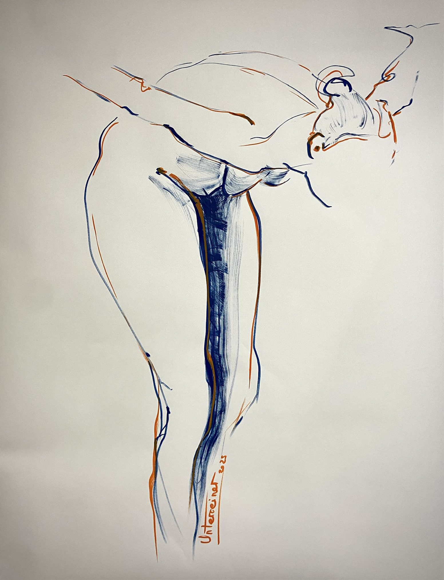 Encres feutre de graffeur réalisé par l’artiste toulousaine Valérie Unterreiner.