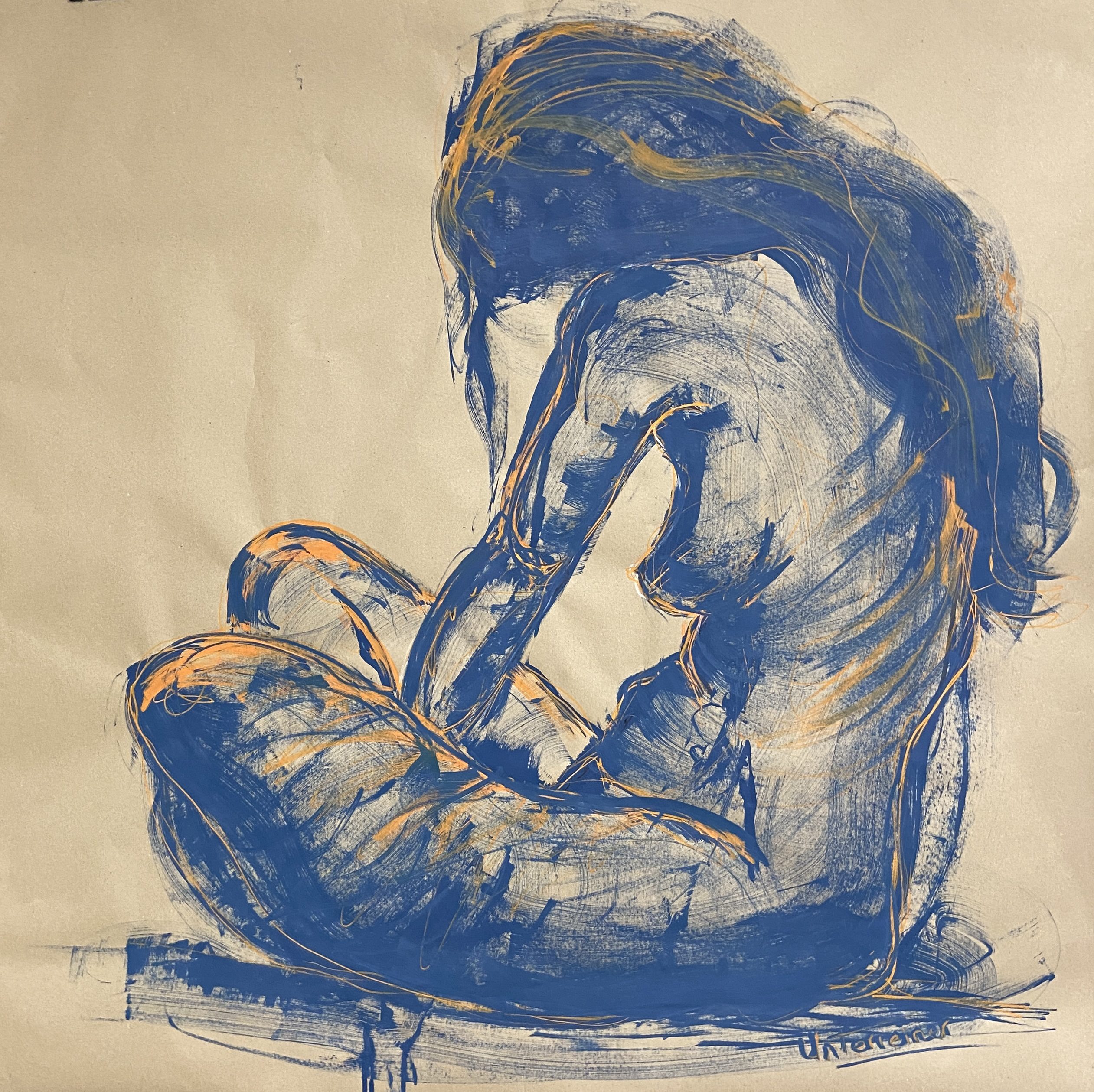 Encres feutre de graffeur réalisé par l’artiste toulousaine Valérie Unterreiner.