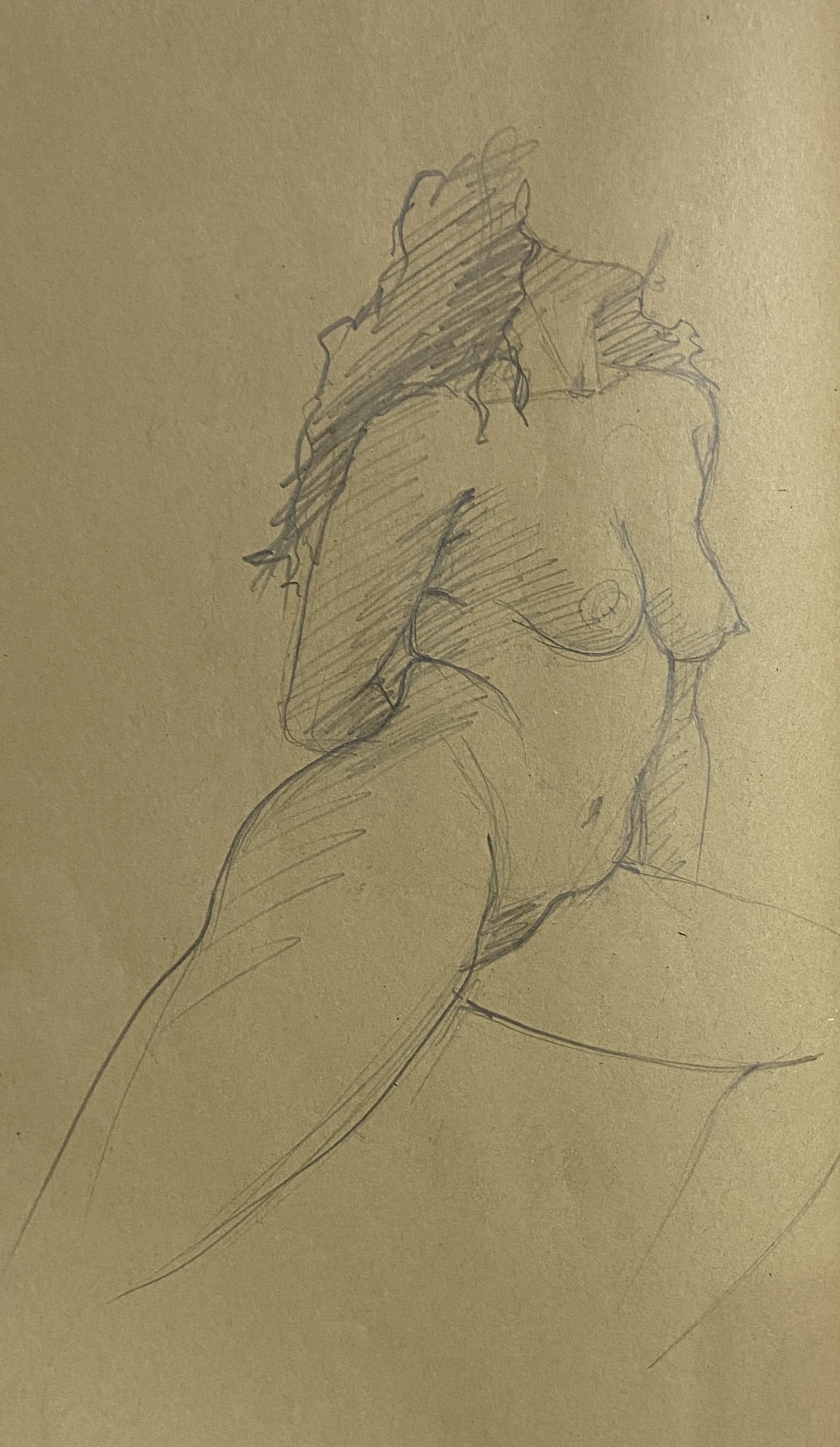 Dessin et Esquisse réalisé par l’artiste toulousaine Valérie Unterreiner.