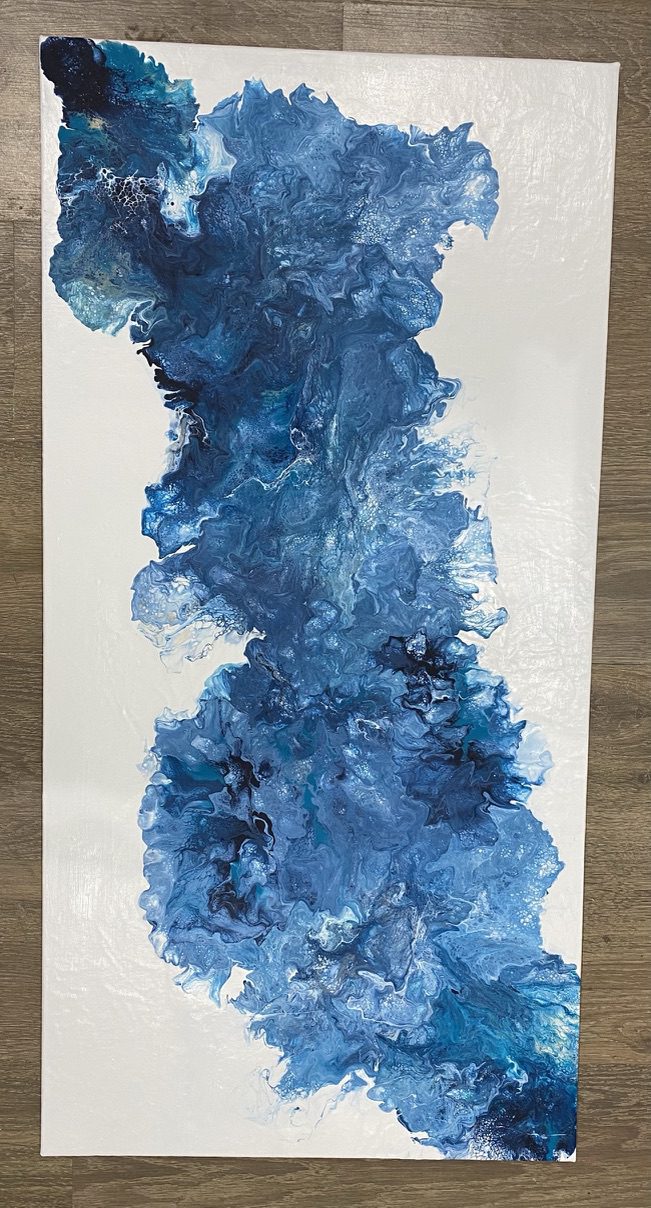 Peinture réalisé par l’artiste toulousaine Valérie Unterreiner.