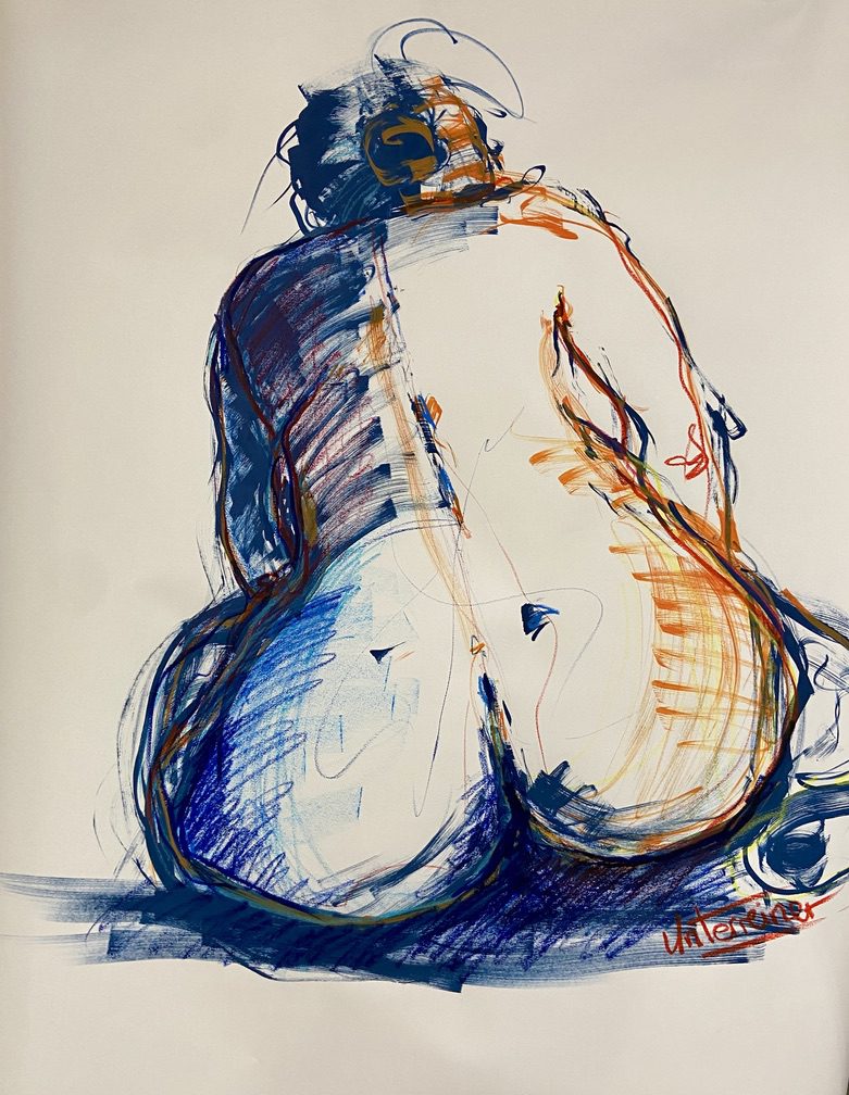 Encres feutre de graffeur réalisé par l’artiste toulousaine Valérie Unterreiner.