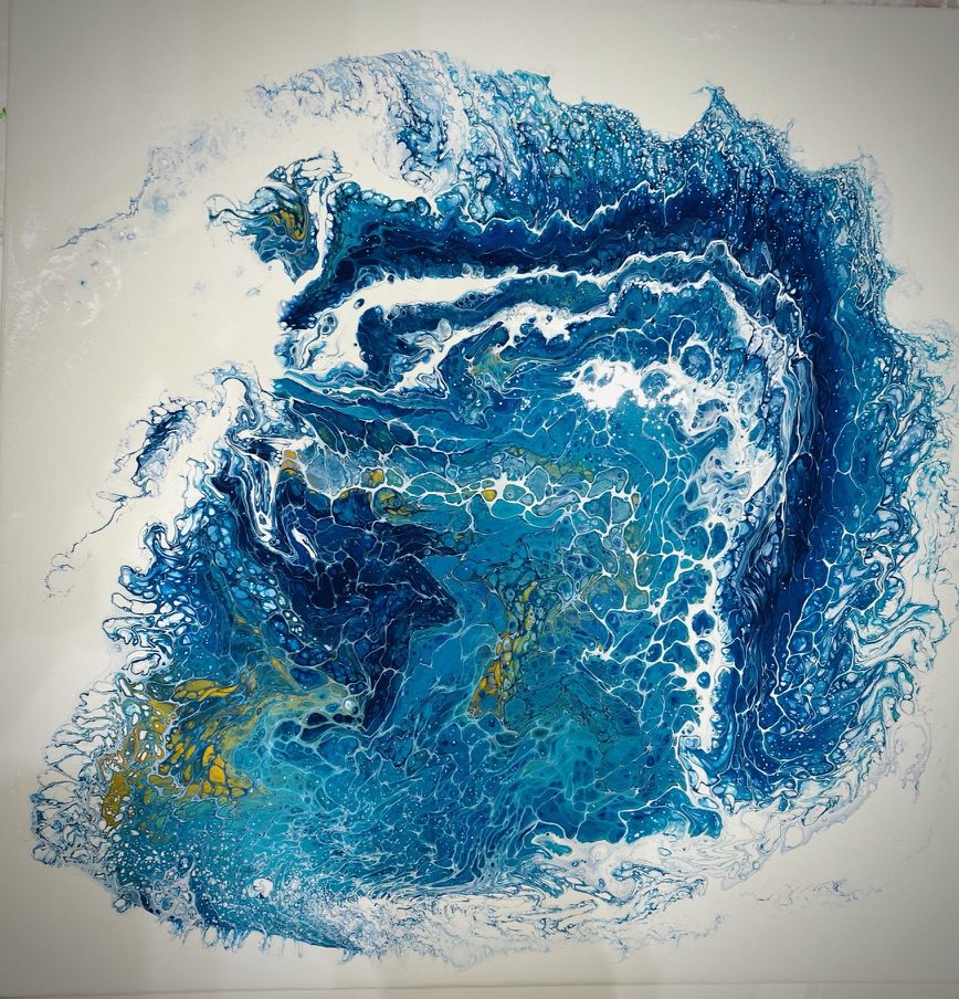 Peinture réalisé par l’artiste toulousaine Valérie Unterreiner.