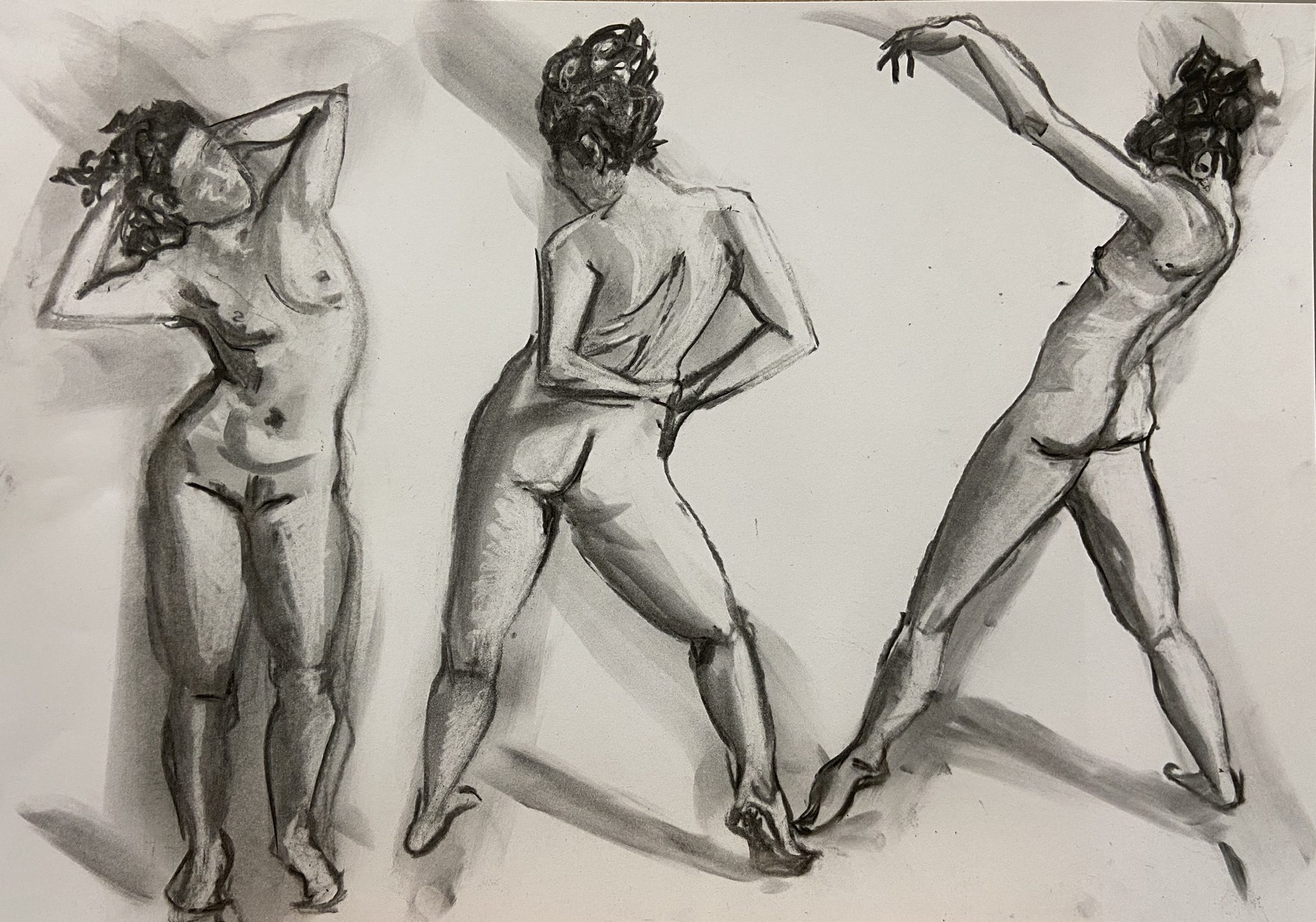 Dessin et Esquisse réalisé par l’artiste toulousaine Valérie Unterreiner.