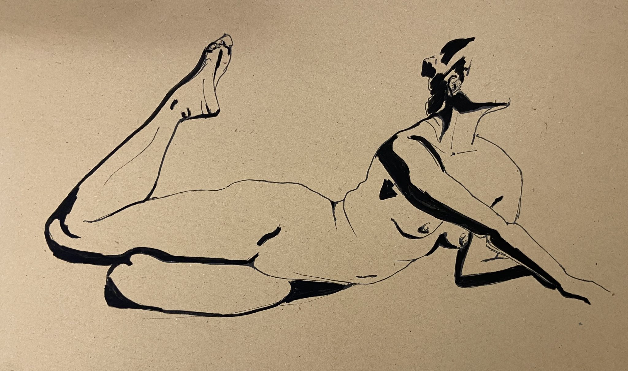 Dessin et Esquisse réalisé par l’artiste toulousaine Valérie Unterreiner.
