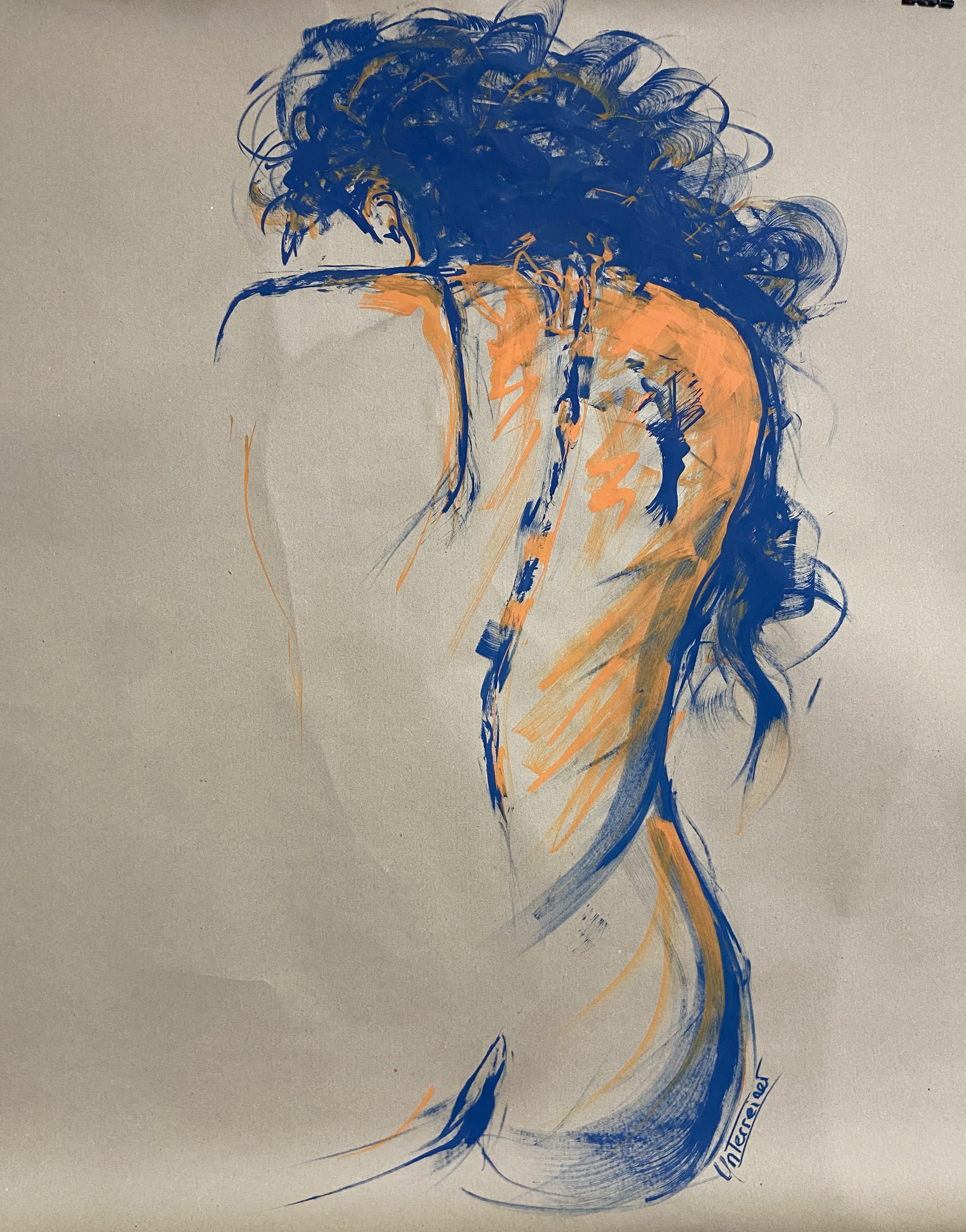 Encres feutre de graffeur réalisé par l’artiste toulousaine Valérie Unterreiner.