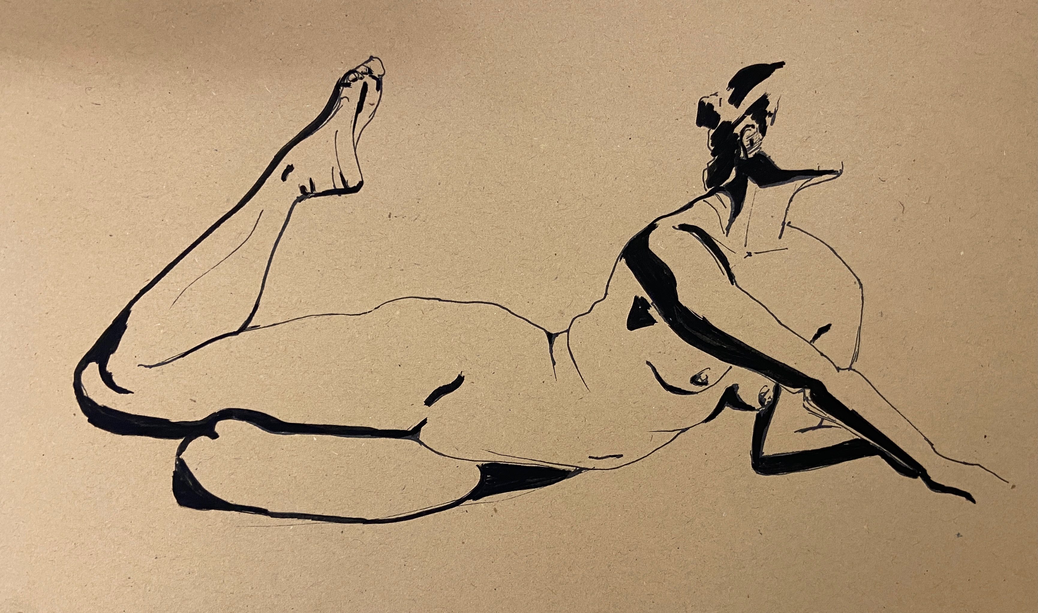 Dessin et Esquisse réalisé par l’artiste toulousaine Valérie Unterreiner.