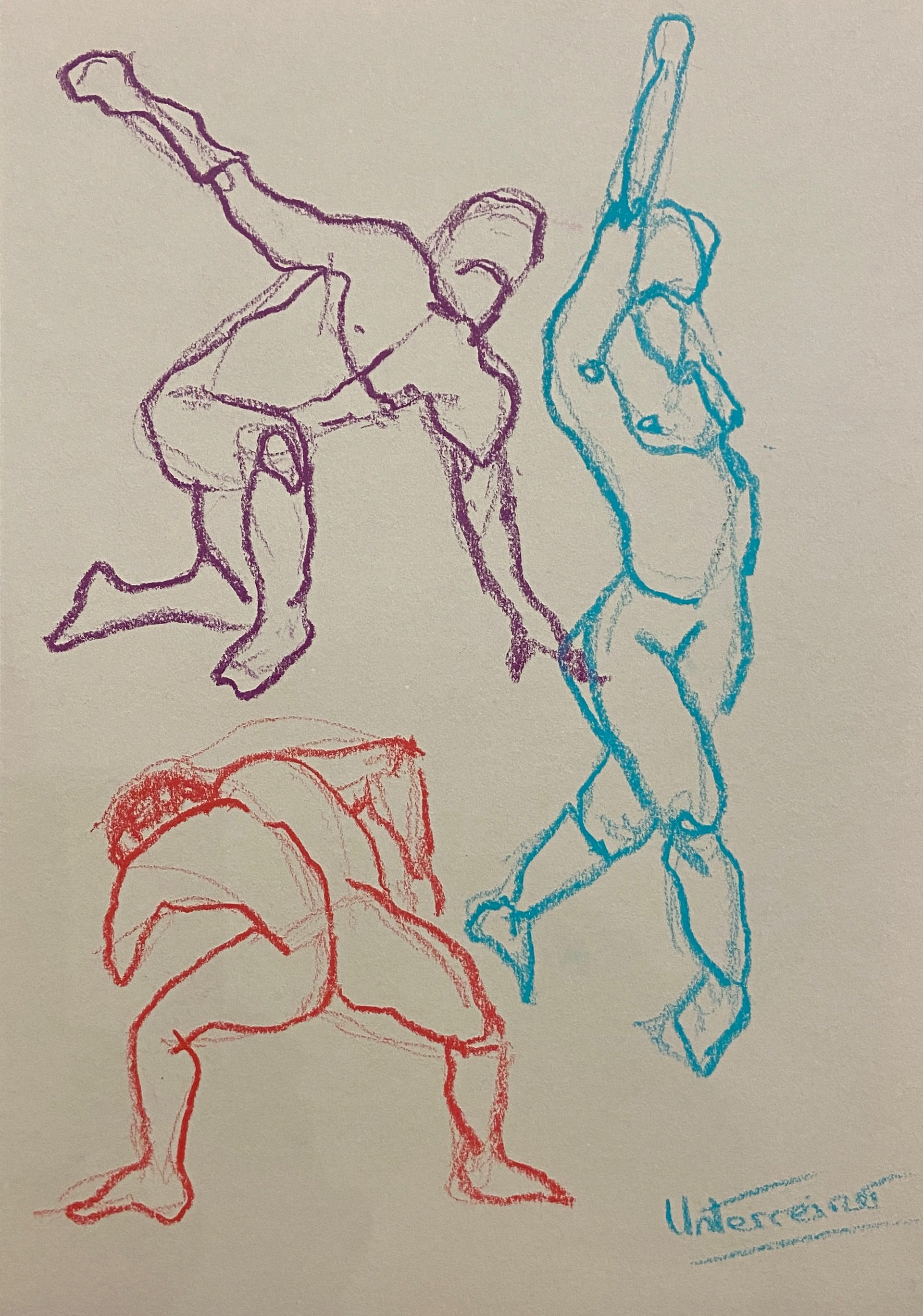 Dessin et Esquisse réalisé par l’artiste toulousaine Valérie Unterreiner.
