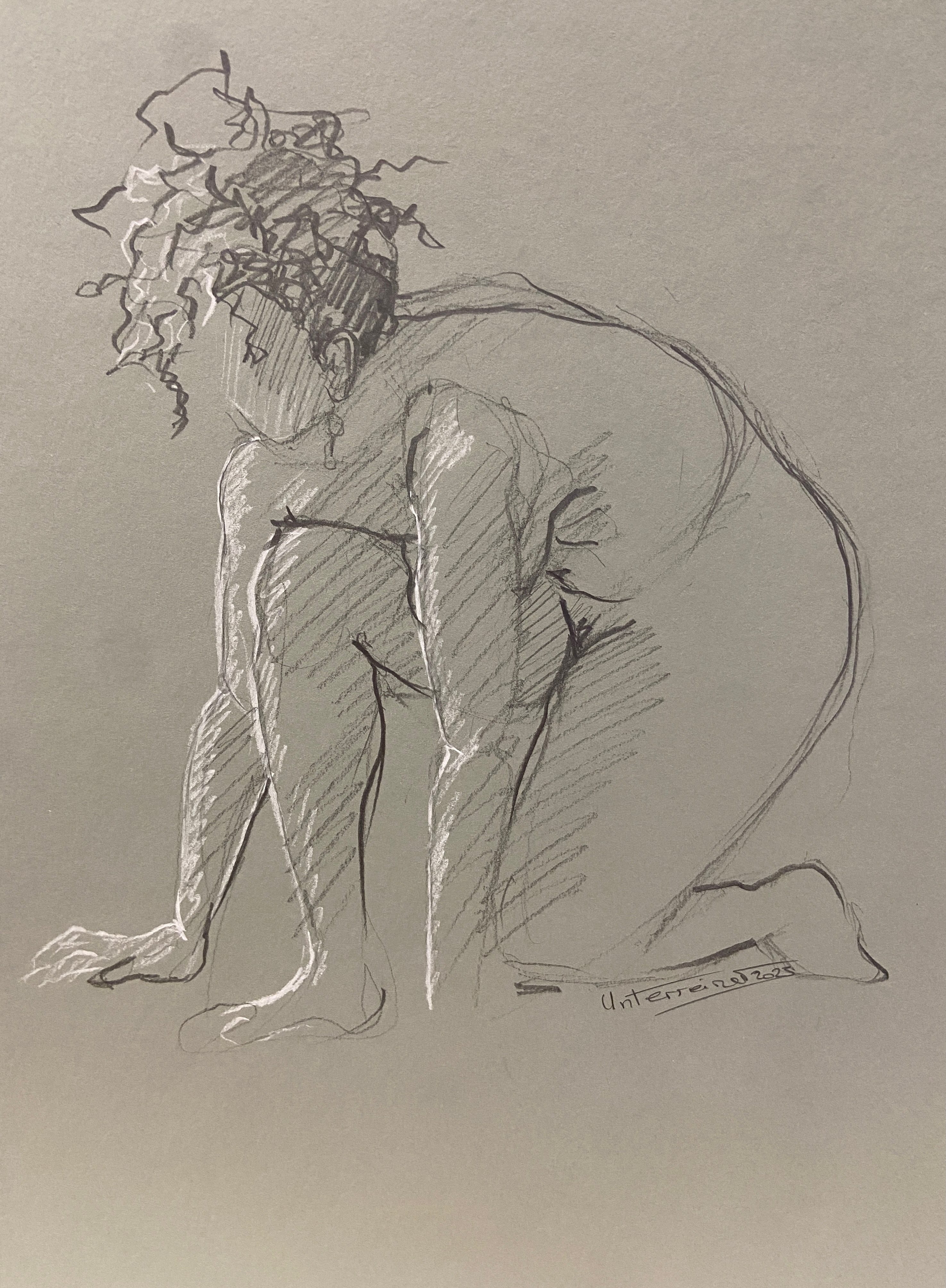 Dessin et Esquisse réalisé par l’artiste toulousaine Valérie Unterreiner.